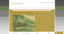 Desktop Screenshot of irondoorsunlimited.com