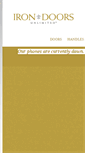 Mobile Screenshot of irondoorsunlimited.com